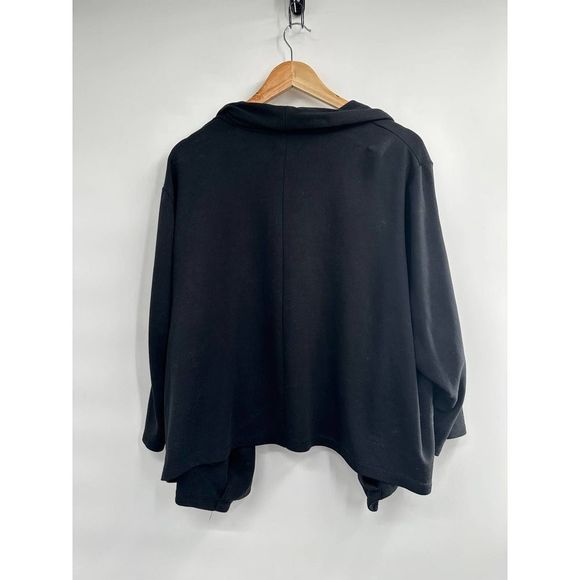 Lane Bryant Black‎ Open Front Short Sleeve Blazer 26/28 - Picture 7 of 7